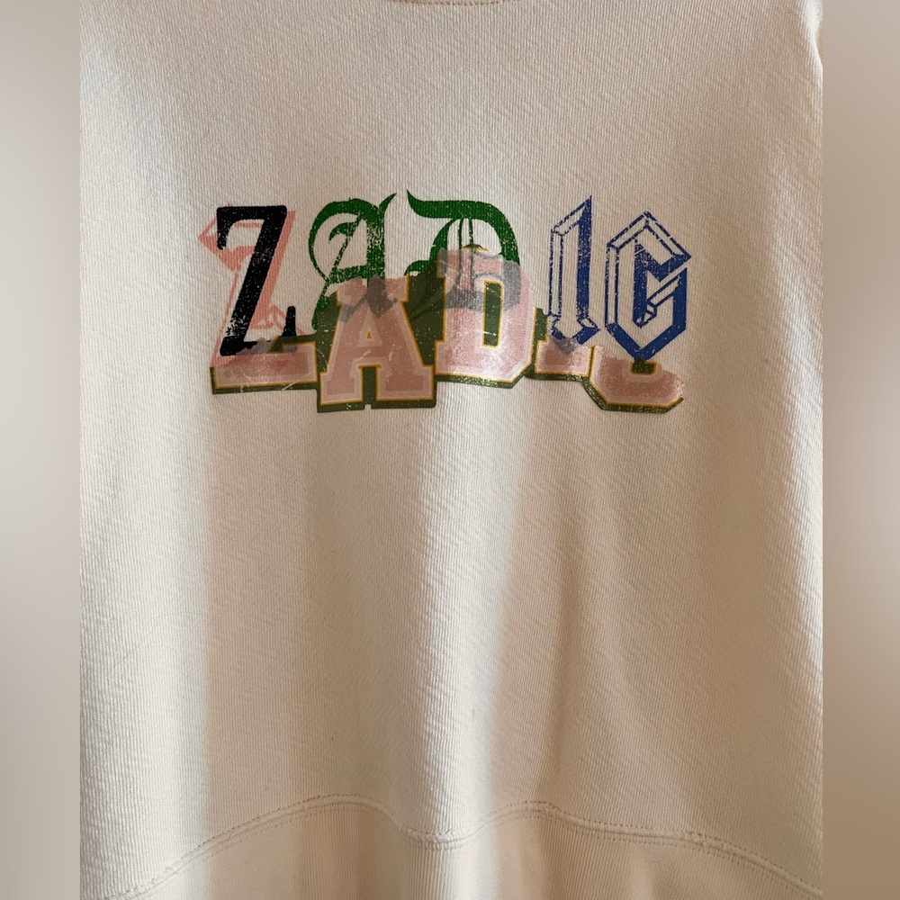 Kids Children Zadig & Voltaire Sweatshirt Size 8 126 - Picture 2 of 7